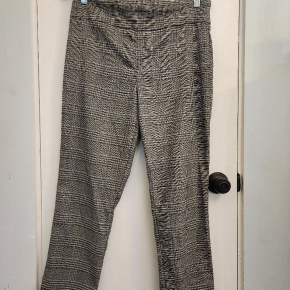 maison d' Amelie Pants - Maison D' Amelie Gray Plaid Pants Sparkle